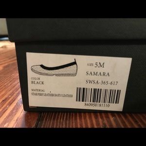 Yoshi Samra ballet flats with tiny star cutouts